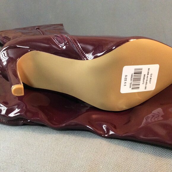 NWOT Gia Thigh High Patent Boot - Picture 8 of 11